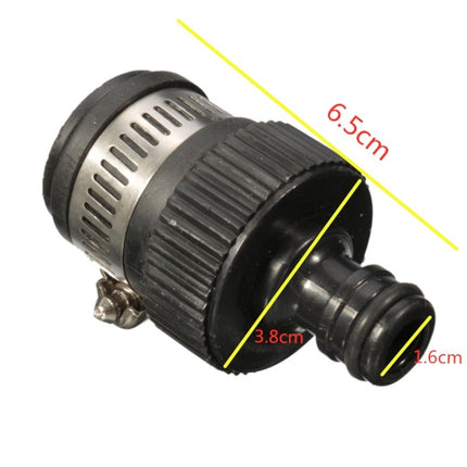 2 PCS Faucet Nipple Universal Joint Car Wash Water Gun Garden Clamp Joint, Faucet Nipple