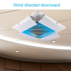 Single Piece Central Air Conditioning Wind Deflector Shield Air-Conditioning Anti Direct Blowing Wind Deflector Board, 40cm, 54cm, 86cm, 94cm, 112cm