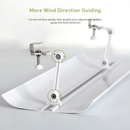 Single Piece Central Air Conditioning Wind Deflector Shield Air-Conditioning Anti Direct Blowing Wind Deflector Board