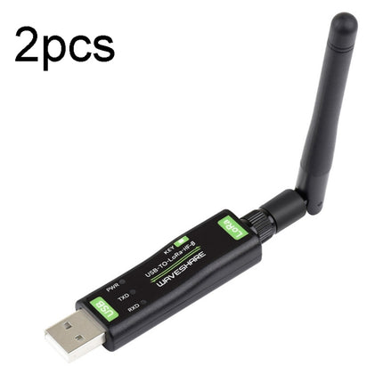 Waveshare 2pcs USB To LoRa Data Transfer Module Based On SX1262