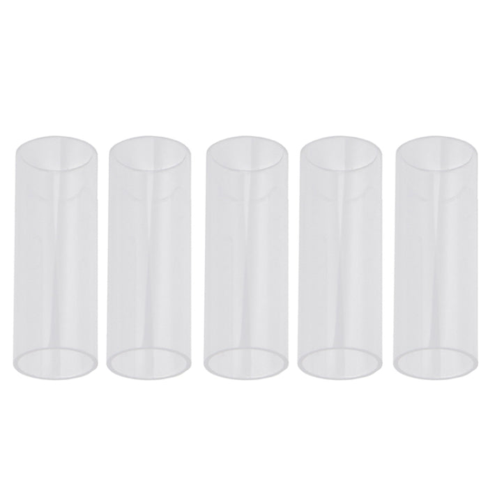 5PCS Acrylic Guitar Slide Tube Folk Slide Block, 28mm(Transparent), 51mm(Transparent), 60mm(Transparent), 70mm(Transparent)
