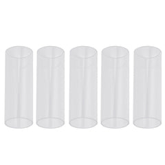 5PCS Acrylic Guitar Slide Tube Folk Slide Block, 28mm(Transparent), 51mm(Transparent), 60mm(Transparent), 70mm(Transparent)