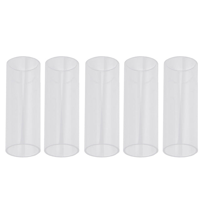 5PCS Acrylic Guitar Slide Tube Folk Slide Block, 28mm(Transparent), 51mm(Transparent), 60mm(Transparent), 70mm(Transparent)