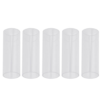 5PCS Acrylic Guitar Slide Tube Folk Slide Block, 28mm(Transparent), 51mm(Transparent), 60mm(Transparent), 70mm(Transparent)