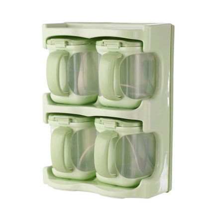 Plastic Seasoning Box Multi-purpose Combination Seasoning Rack Kitchen Supplies, One Grid, Two Grid, Three Grid, Four Grid