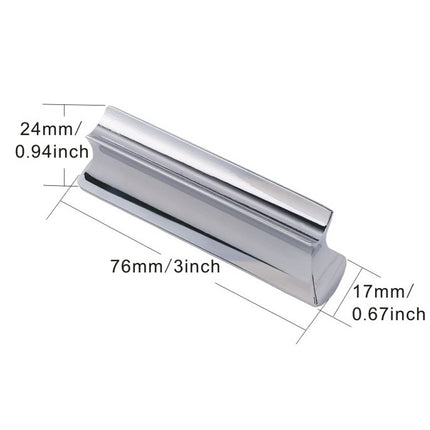 Metal Zinc Alloy Solid Guitar Slider Folk Slide Block