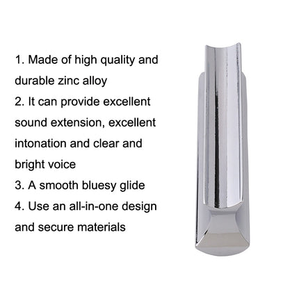 Metal Zinc Alloy Solid Guitar Slider Folk Slide Block