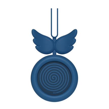 USB Charging Fan Brushless Hanging Neck Mini Sling Lazy Fan, Angel Blue, Angel White, Angel Pink