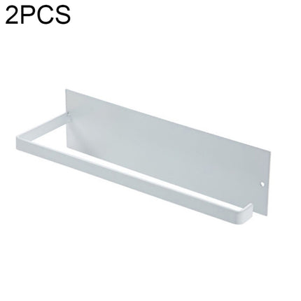 Punch-free Wall-mounted Bathroom Kitchen Roll Holder Towel Rack