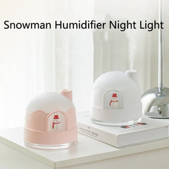 Snowman Humidifier Night Light USB Mute Cute Desktop Air Mini Atomizer Air Humidifier, ZAY-H006 Plug-in, ZAY-H006 Charge