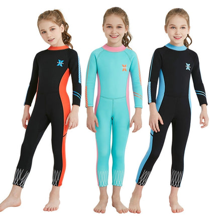 DIVE & SAIL 2.5mm Children Diving Suit One-piece Warm Snorkeling Suit Drifting Sunscreen Swimsuit