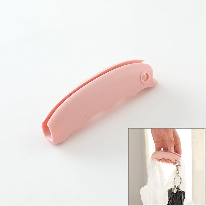 Silicone Anti-stroke Handle Effort-saving Bag Carrier Plastic Bag Shopping Bag Handle Lifter, Pink, Green, Blue