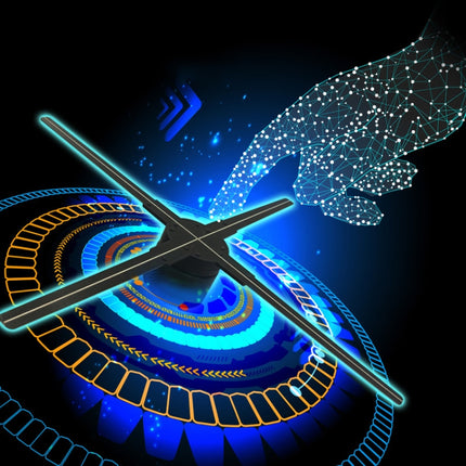KY-4 WIFI Holographic 3D Fan Shape LED Advertising Machine, Resolution: 1024 x 638 Pixels, 56CM US Plug, 65CM US Plug, 56CM AU Plug, 65CM AU Plug, 56CM UK Plug, 56CM CN Plug