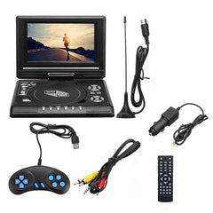 7.8 inch Portable DVD with TV Player, Support SD / MMC Card / Game Function / USB Port, 7.8 inch EU Plug, 7.8 inch US Plug, 7.8 inch UK Plug, 7.8 inch AU Plug