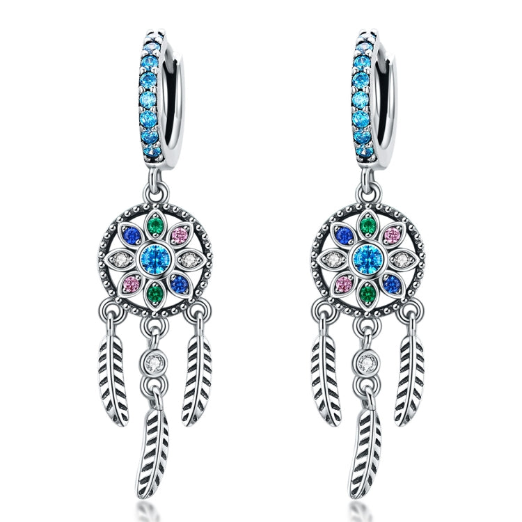 S925 Sterling Silver Retro Long Tassel Earrings