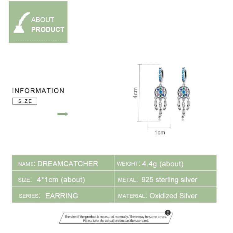 S925 Sterling Silver Retro Long Tassel Earrings