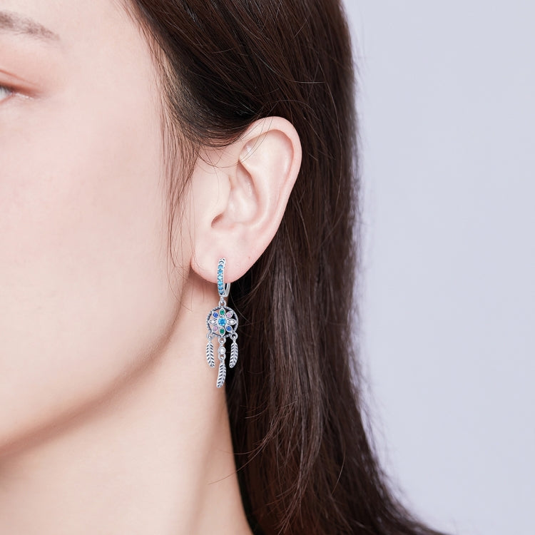 S925 Sterling Silver Retro Long Tassel Earrings