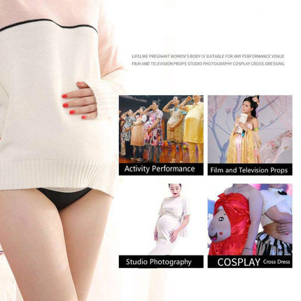 Silicone Fake Belly Pregnant Woman Surrogacy Photo Actor Performance