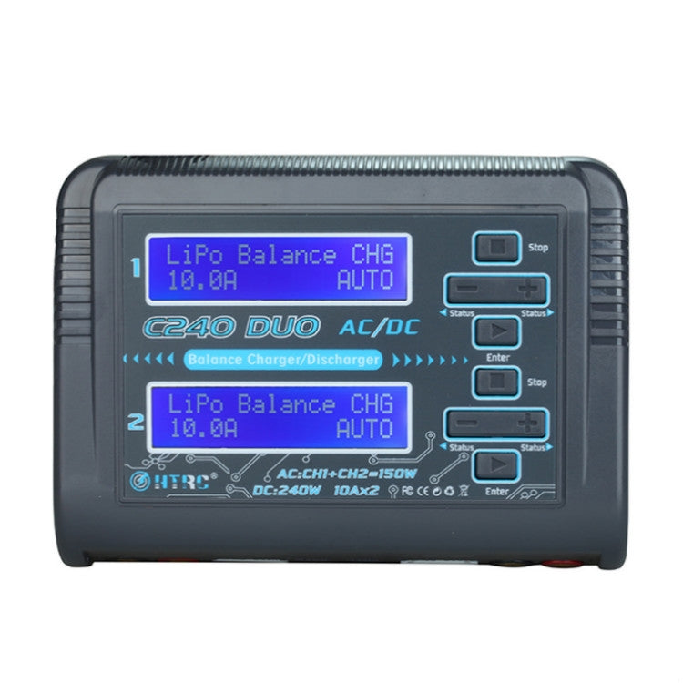HTRC C240 Balanced Lithium Battery Charger Remote Control Airplane Toy Charger, US Plug, EU Plug