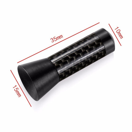 3.5cm Modified Metal Antenna Carbon Fiber Car Antenna Car Decorative Antenna, 3.5cm Modified Metal Antenna