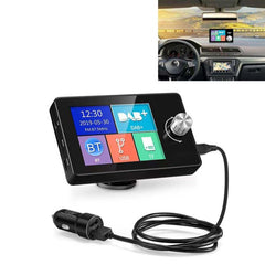 2.8 inch Car DAB+Digital Broadcasting Colorful Screen Receiver FM Forwarding AUX Output, 2.8 inch