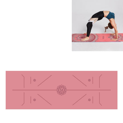 Portable Printed Non-slip Environmental Protection Yoga Mat Drape, Size: 185 x 63cm, Practitioner, Tibetan Green Lotus, Huilongqing, Mandolin, Green Lucky Elephant, Red Heart Lotus, Saint Golden Wolf, Sacred Heart Lotus, Century Lotus, Powder Bit Line�...