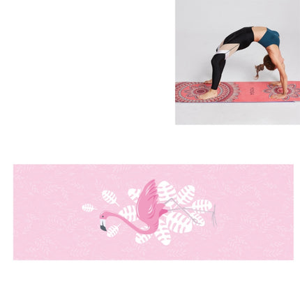 Portable Printed Non-slip Environmental Protection Yoga Mat Drape, Size: 185 x 63cm, Practitioner, Tibetan Green Lotus, Huilongqing, Mandolin, Green Lucky Elephant, Red Heart Lotus, Saint Golden Wolf, Sacred Heart Lotus, Century Lotus, Powder Bit Line�...