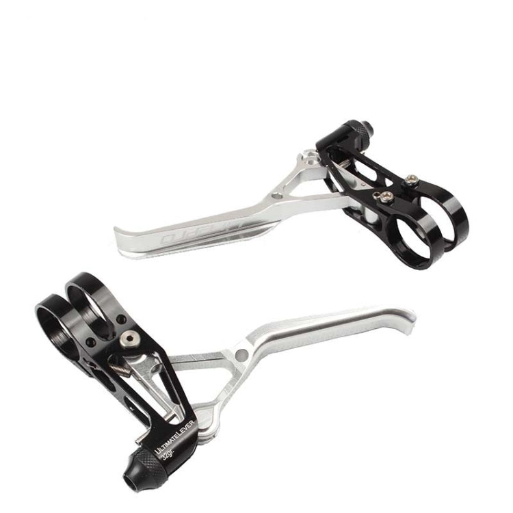 Litepro LP UltraLevers CNC Folding Bike Road Bike Small Wheel V Brake Lever, Silver Black