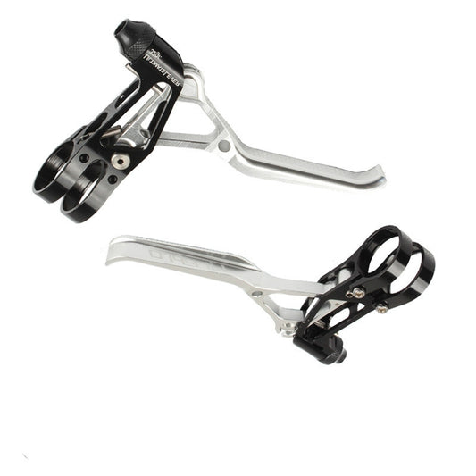 Litepro LP UltraLevers CNC Folding Bike Road Bike Small Wheel V Brake Lever, Silver Black