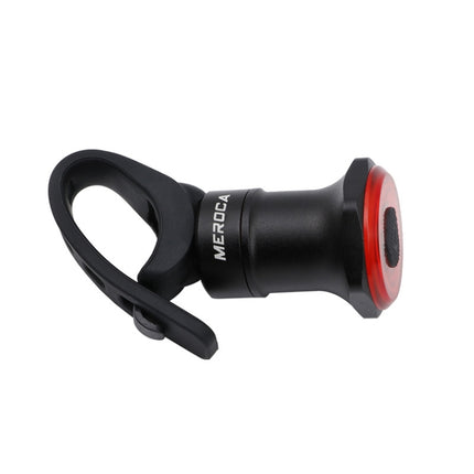 MEROCA MX2 Smart Sensor Brake Tail Light Mountain Bike Light USB Charging Road Bike Night Riding Tail Light, Seat Cushion Installation Black, Seat Cushion Installation Coloful, Seat Cushion Installation Gold Pink, Seat Tube Installation Black