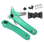 Left and Right Crank+Bottom Bracket / Green
