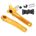 Left and Right Crank+Bottom Bracket / Yellow