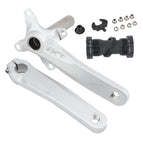 Left and Right Crank+Bottom Bracket / Silver