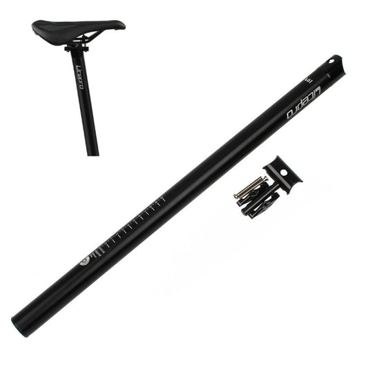 Litepro 412 Folding Bicycle Seatpost 33.9mm LP Plum Blossom Seat Tube, Black, Red, Silver, Golden, Titanium, Electroplating Colorful