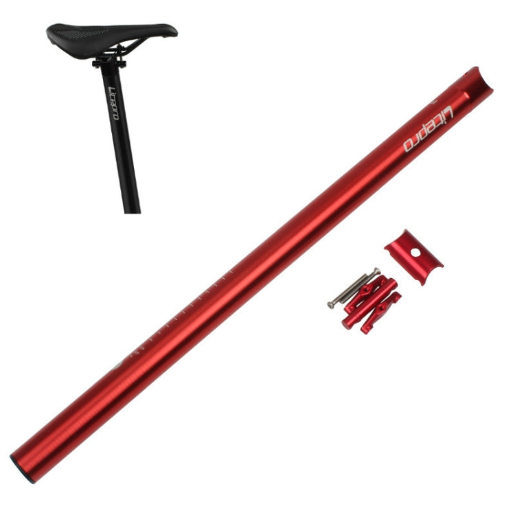 Litepro 412 Folding Bicycle Seatpost 33.9mm LP Plum Blossom Seat Tube, Black, Red, Silver, Golden, Titanium, Electroplating Colorful