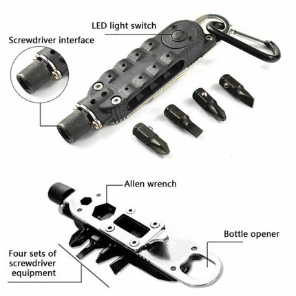 Mini Portable Multifunctional Combination Tool Magic Screwdriver Multifunctional Screwdriver Bottle Opener, Screwdriver Bottle Opener