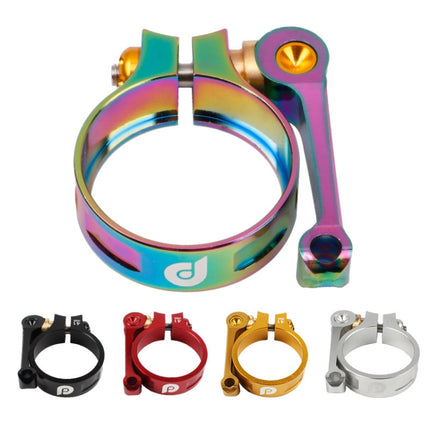 Litepro Seat Tube Clamp LP Folding Bike Seat Tube Clamp CNC 41mm Suitable for 33.9mm Seat Tube, Red