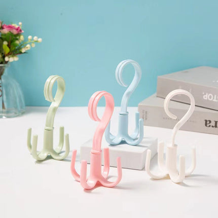 Rotatable Tie Belt Wardrobe Storage Hook