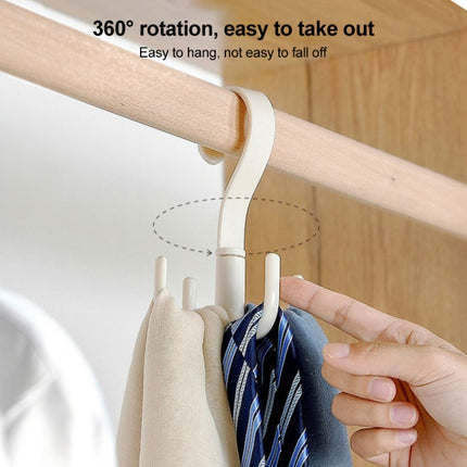 Rotatable Tie Belt Wardrobe Storage Hook