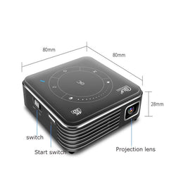 P11 854x480 DLP Mini Smart Projector With Infrared Remote Control, Android 9.0, 2GB+16GB, Support 2.4G/5G WiFi, Bluetooth, TF Card