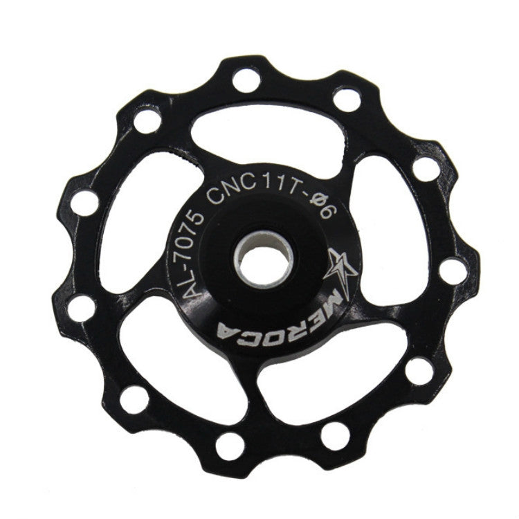 MEROCA Metal Bearings Mountain Bike Road Bike Rear Derailleur Guide Wheel 11T/13T Guide Wheel, 11T Black, 13T Black, 11T Red, 13T Red, 11T Blue, 13T Blue, 11T Purple, 13T Purple, 11T Silver, 13T Silver, 11T Electroplating Colorful����������������������...