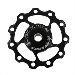 MEROCA Metal Bearings Mountain Bike Road Bike Rear Derailleur Guide Wheel 11T/13T Guide Wheel, 11T Black, 13T Black, 11T Red, 13T Red, 11T Blue, 13T Blue, 11T Purple, 13T Purple, 11T Silver, 13T Silver, 11T Electroplating Colorful����������������������...