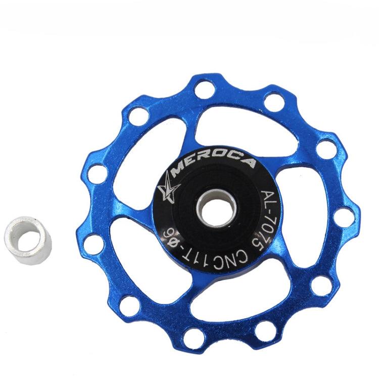 MEROCA Metal Bearings Mountain Bike Road Bike Rear Derailleur Guide Wheel 11T/13T Guide Wheel, 11T Black, 13T Black, 11T Red, 13T Red, 11T Blue, 13T Blue, 11T Purple, 13T Purple, 11T Silver, 13T Silver, 11T Electroplating Colorful����������������������...