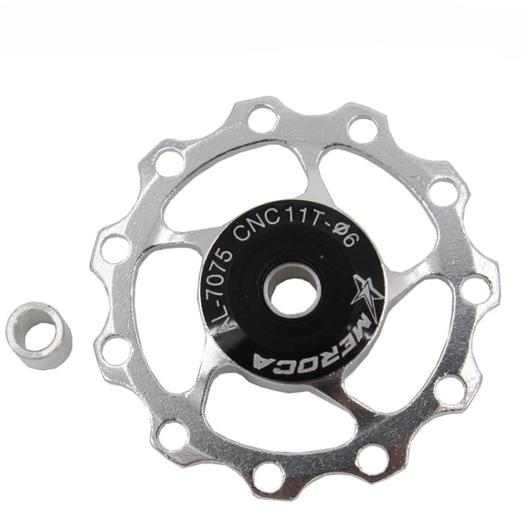 MEROCA Metal Bearings Mountain Bike Road Bike Rear Derailleur Guide Wheel 11T/13T Guide Wheel, 11T Black, 13T Black, 11T Red, 13T Red, 11T Blue, 13T Blue, 11T Purple, 13T Purple, 11T Silver, 13T Silver, 11T Electroplating Colorful����������������������...