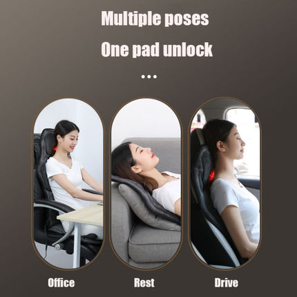 YJ-308 Car Massager Cervical Spine Neck Waist Car Home Heating Whole Body Multifunctional Massage Mat, Classic Version, Deluxe Edition, Premium Edition, Deluxe Edition (24V for Trucks), Premium Version (24V for Trucks)