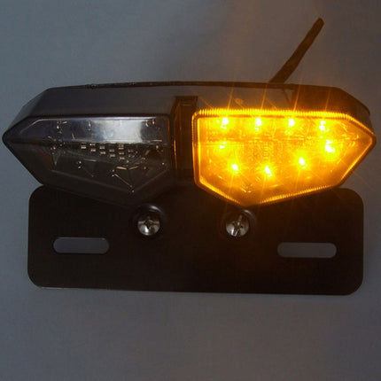 Motorcycle Multi-function Modified LED Tail Light With Brake And Steering Integrated Light