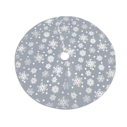 Christmas Decorations Snowflake Tree Skirt Christmas Tree Accessories Decoration, Snowflake Tree Skirt