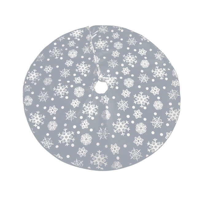 Christmas Decorations Snowflake Tree Skirt Christmas Tree Accessories Decoration, Snowflake Tree Skirt