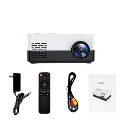 S261/J16 Home Mini HD 1080P Portable LED Projector, Support TF Card / AV / U Disk