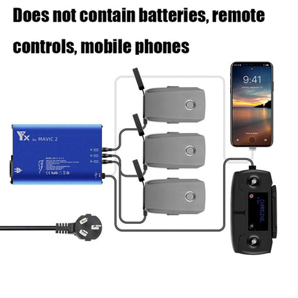 YX For DJI MAVIC 2  Aluminum Alloy Charger with Switch